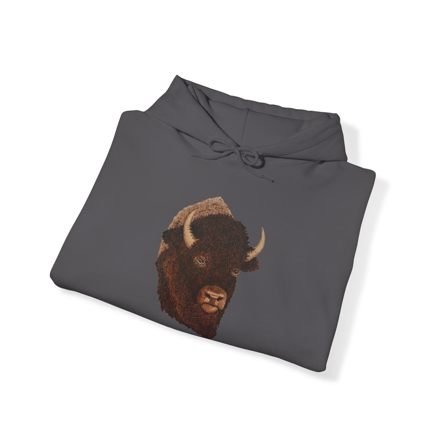 Unisex Heavy Blend™ Hooded Sweatshirt - Bison w/ "COLORADO"