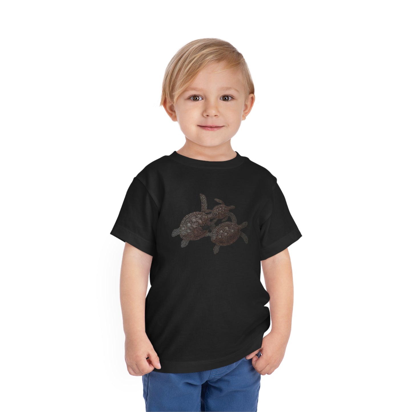 Toddler Short Sleeve Tee - Turtle Family