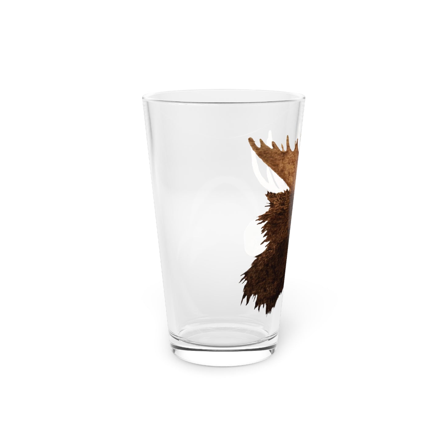 Pint Glass, 16oz - Moose