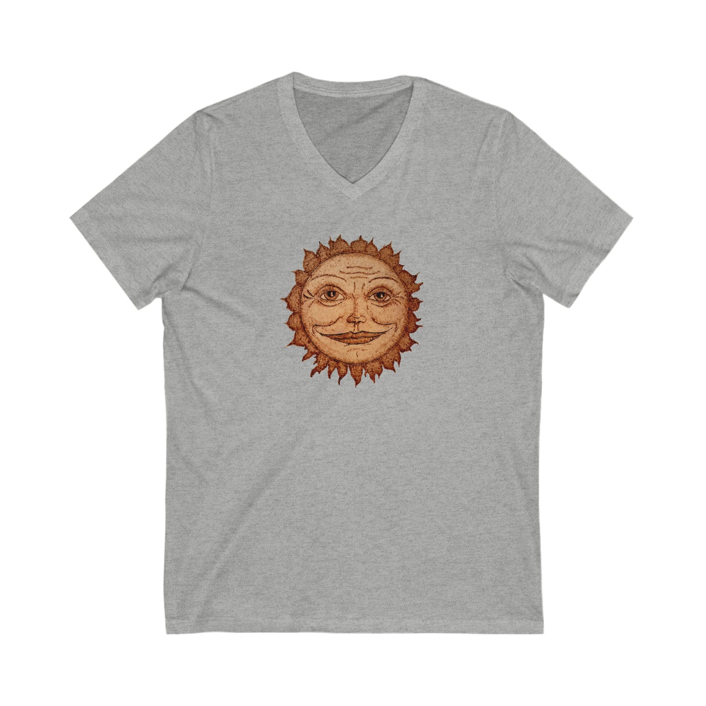 Unisex Jersey Short Sleeve V-Neck Tee - Mama  Sun