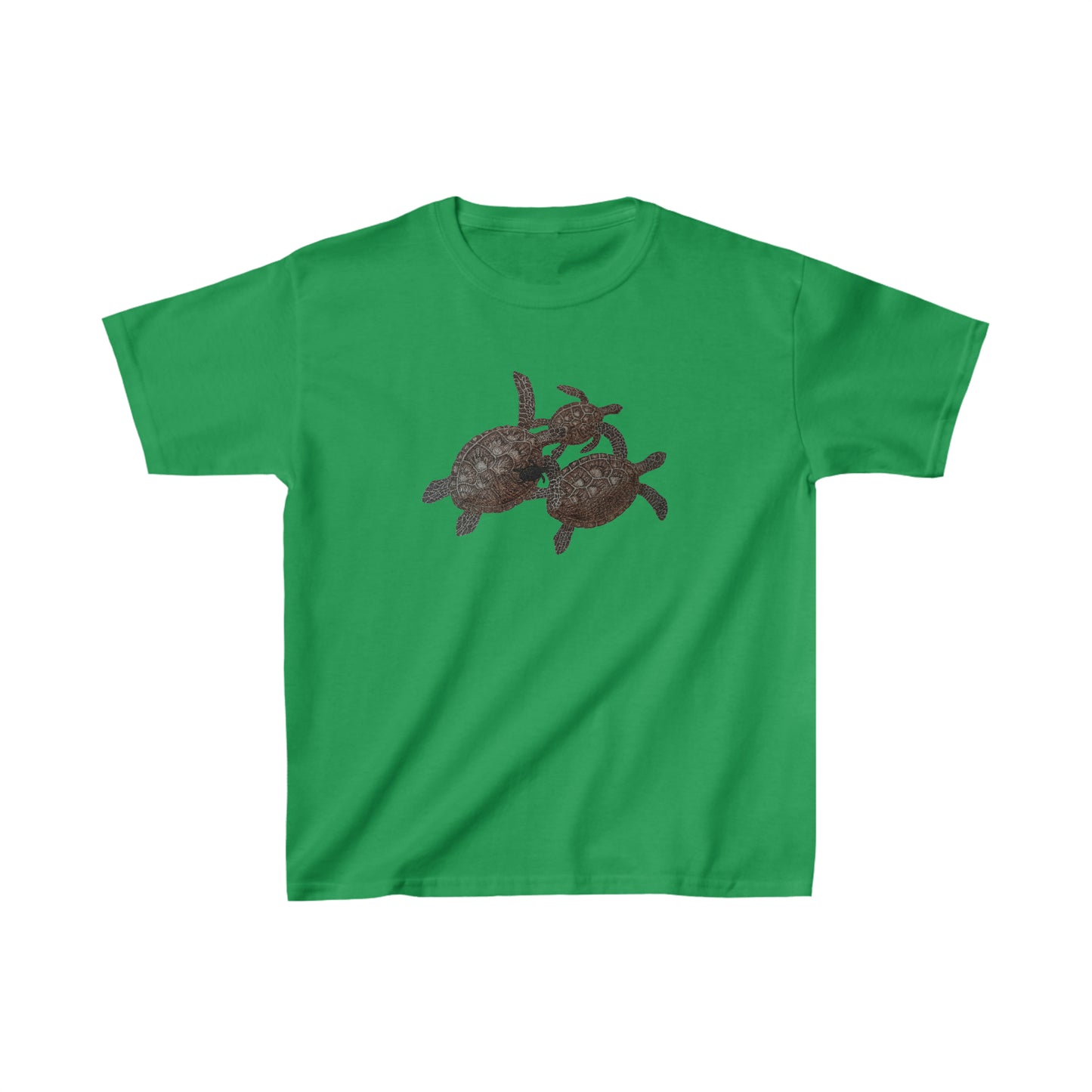 Kids Heavy Cotton™ Tee - Turtle Family