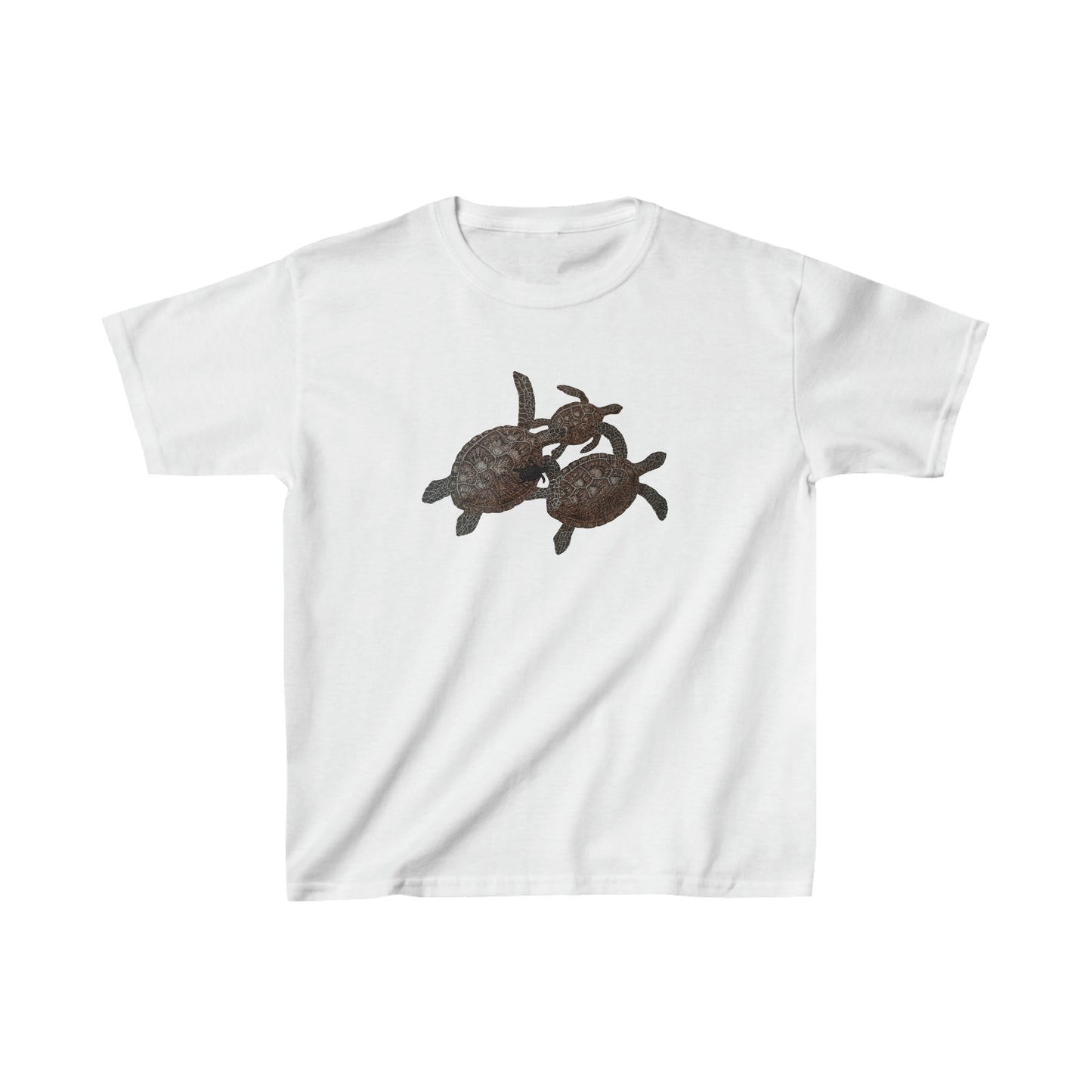 Kids Heavy Cotton™ Tee - Turtle Family