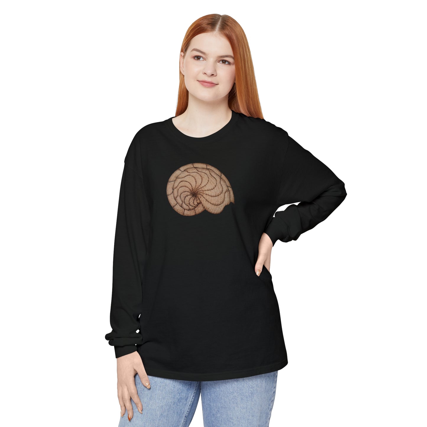 Unisex Garment-dyed Long Sleeve T-Shirt - Hamal