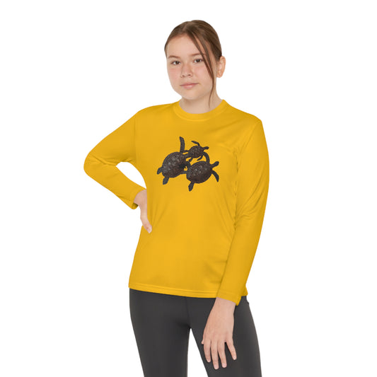 Youth Long Sleeve Competitor Tee - Turtle Family