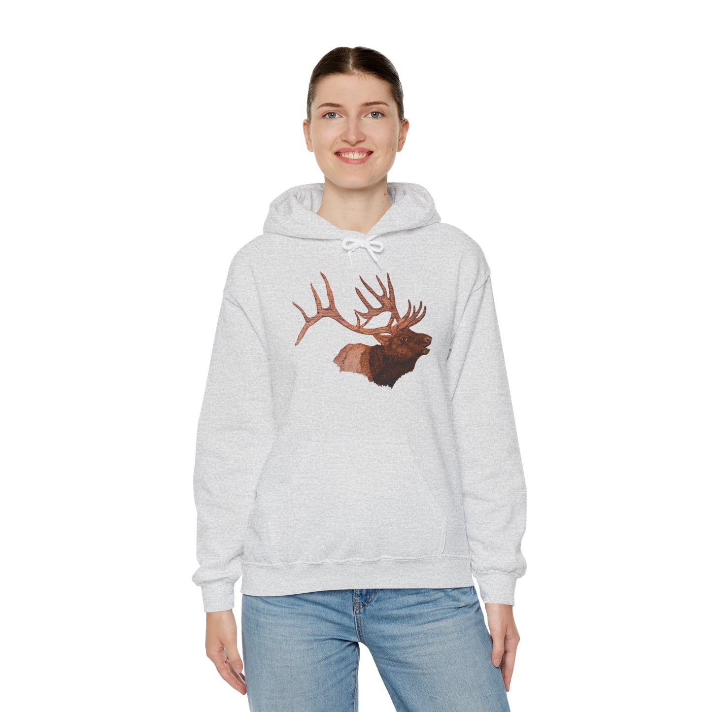 Unisex Heavy Blend™ Hooded Sweatshirt - Bull Elk