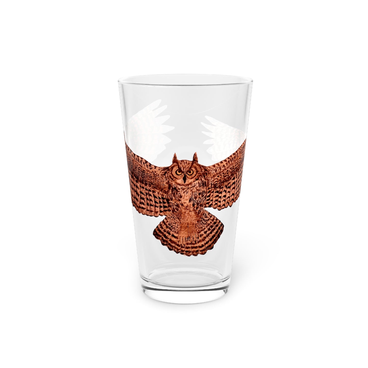 Pint Glass, 16oz - Owl