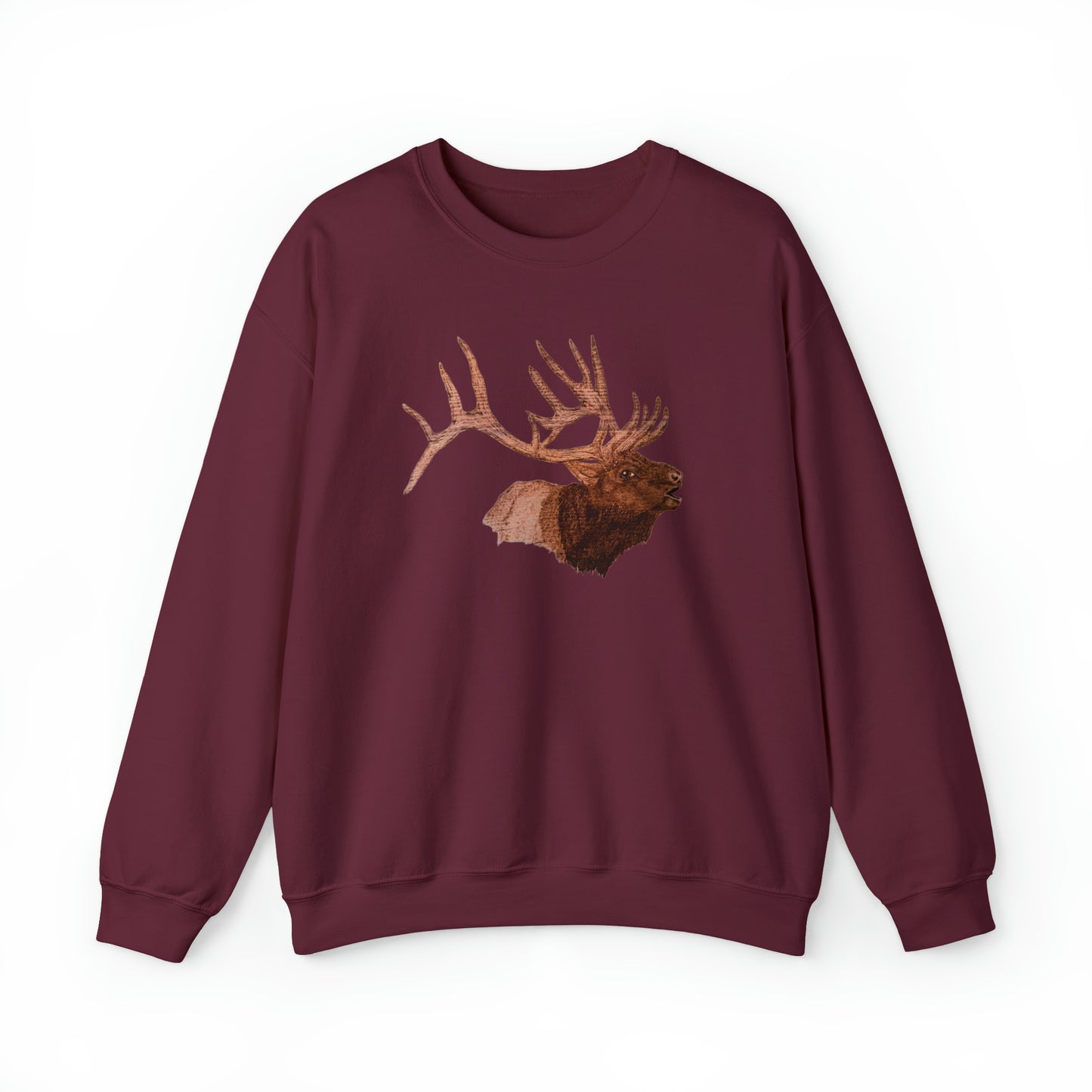 Unisex Heavy Blend™ Crewneck Sweatshirt - Bull Elk