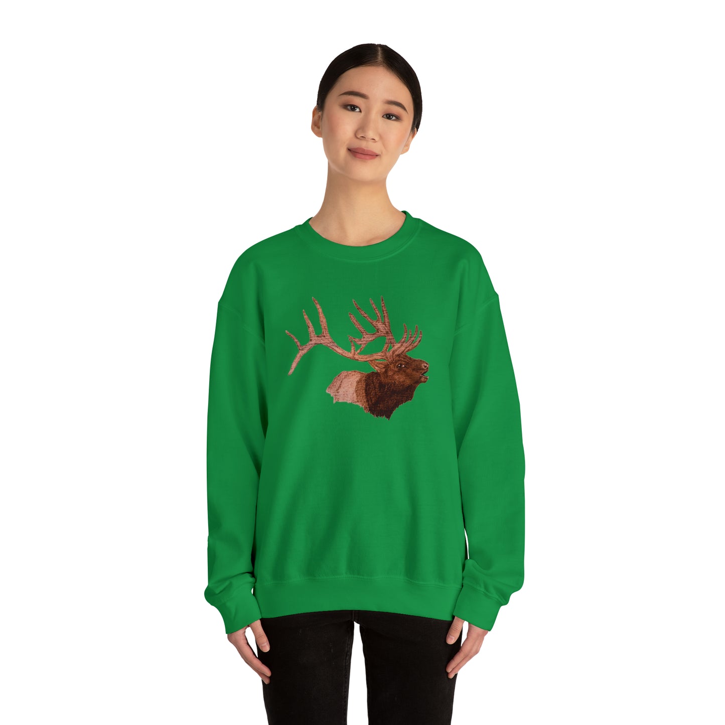 Unisex Heavy Blend™ Crewneck Sweatshirt - Bull Elk