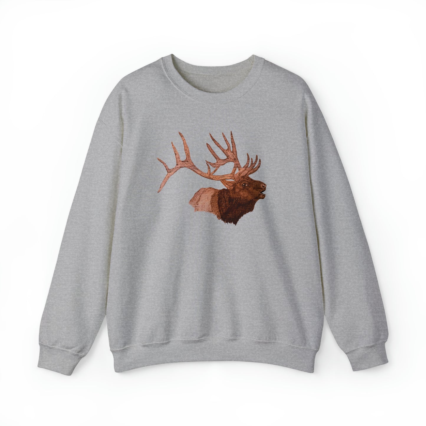 Unisex Heavy Blend™ Crewneck Sweatshirt - Bull Elk