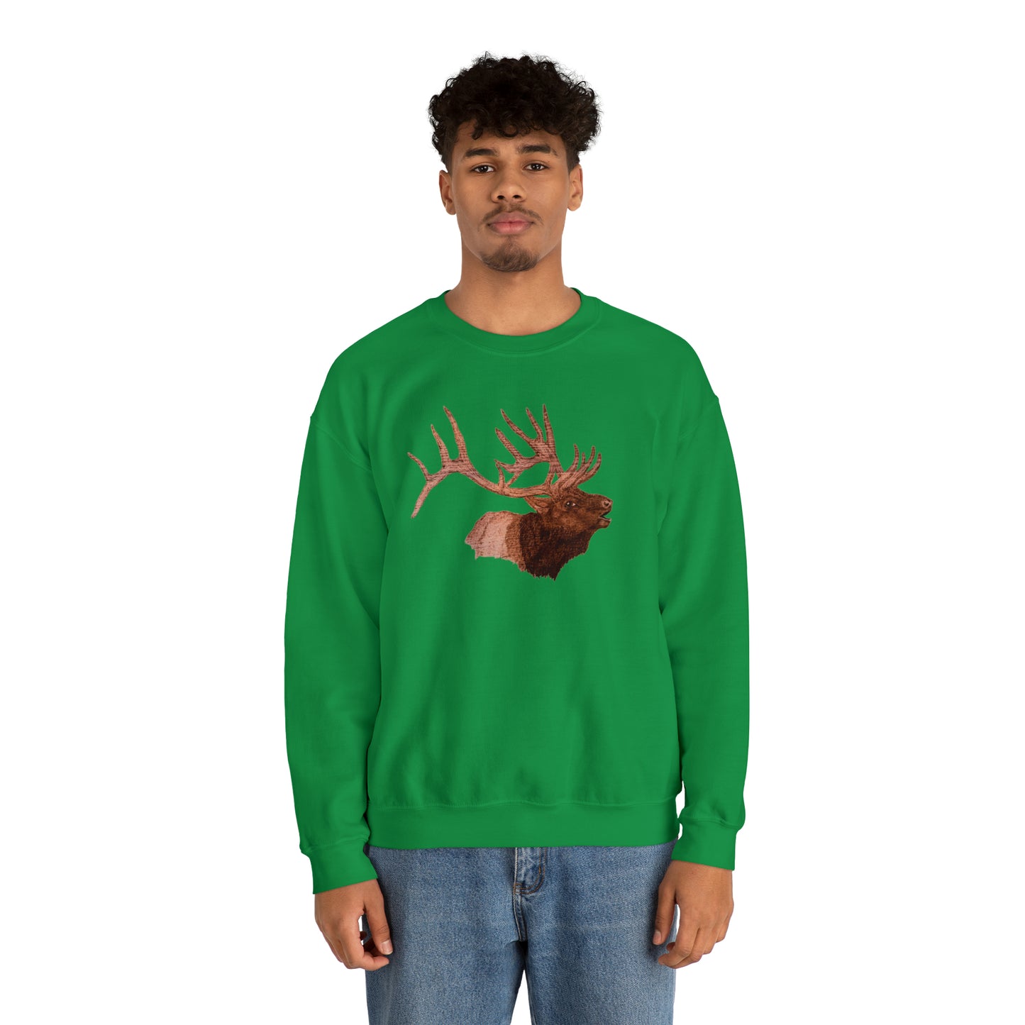 Unisex Heavy Blend™ Crewneck Sweatshirt - Bull Elk