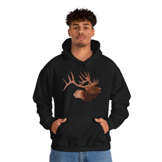 Unisex Heavy Blend™ Hooded Sweatshirt - Bull Elk