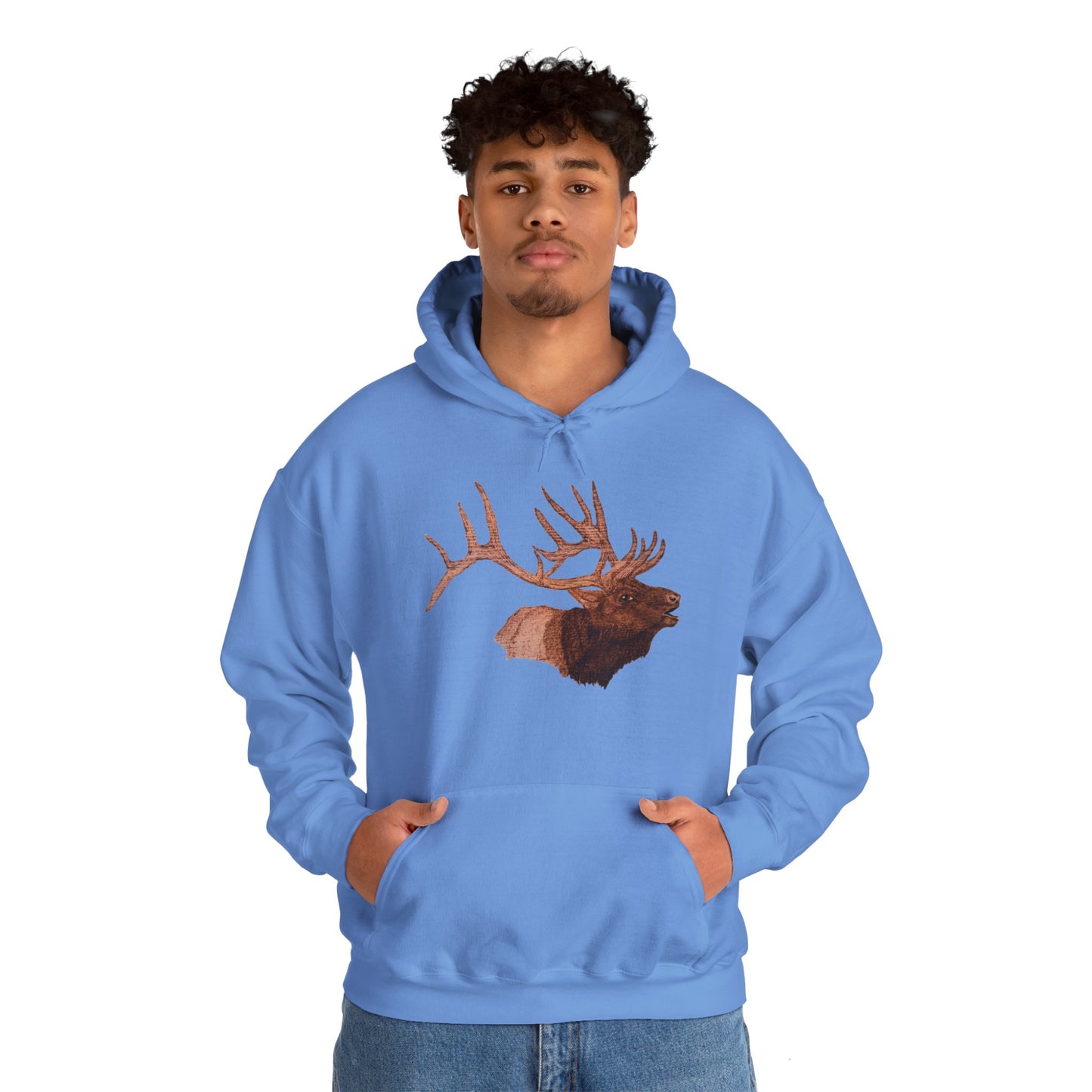 Unisex Heavy Blend™ Hooded Sweatshirt - Bull Elk