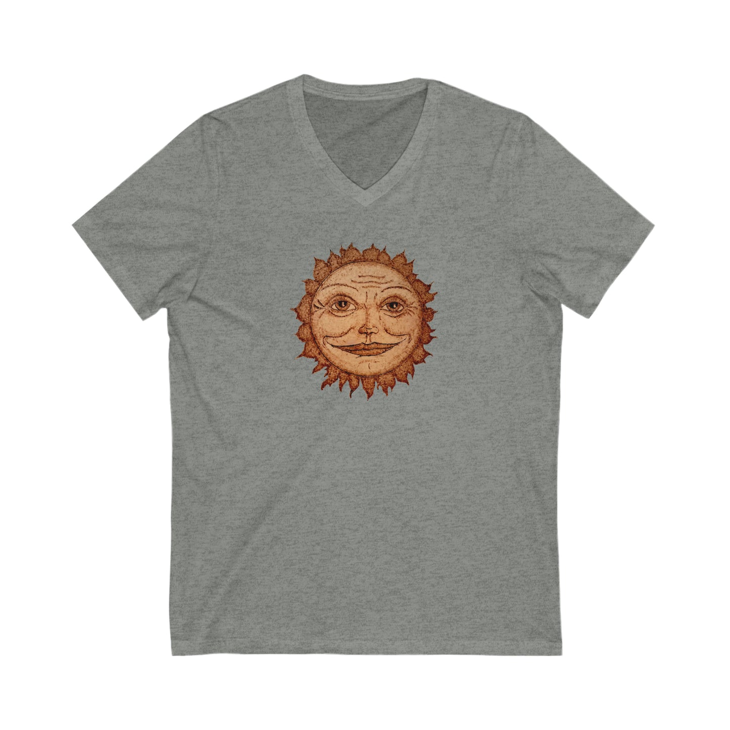 Unisex Jersey Short Sleeve V-Neck Tee - Mama  Sun