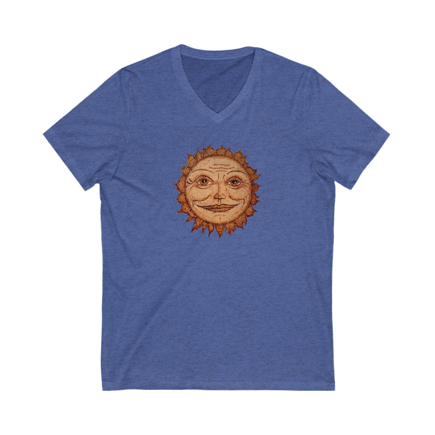 Unisex Jersey Short Sleeve V-Neck Tee - Mama  Sun