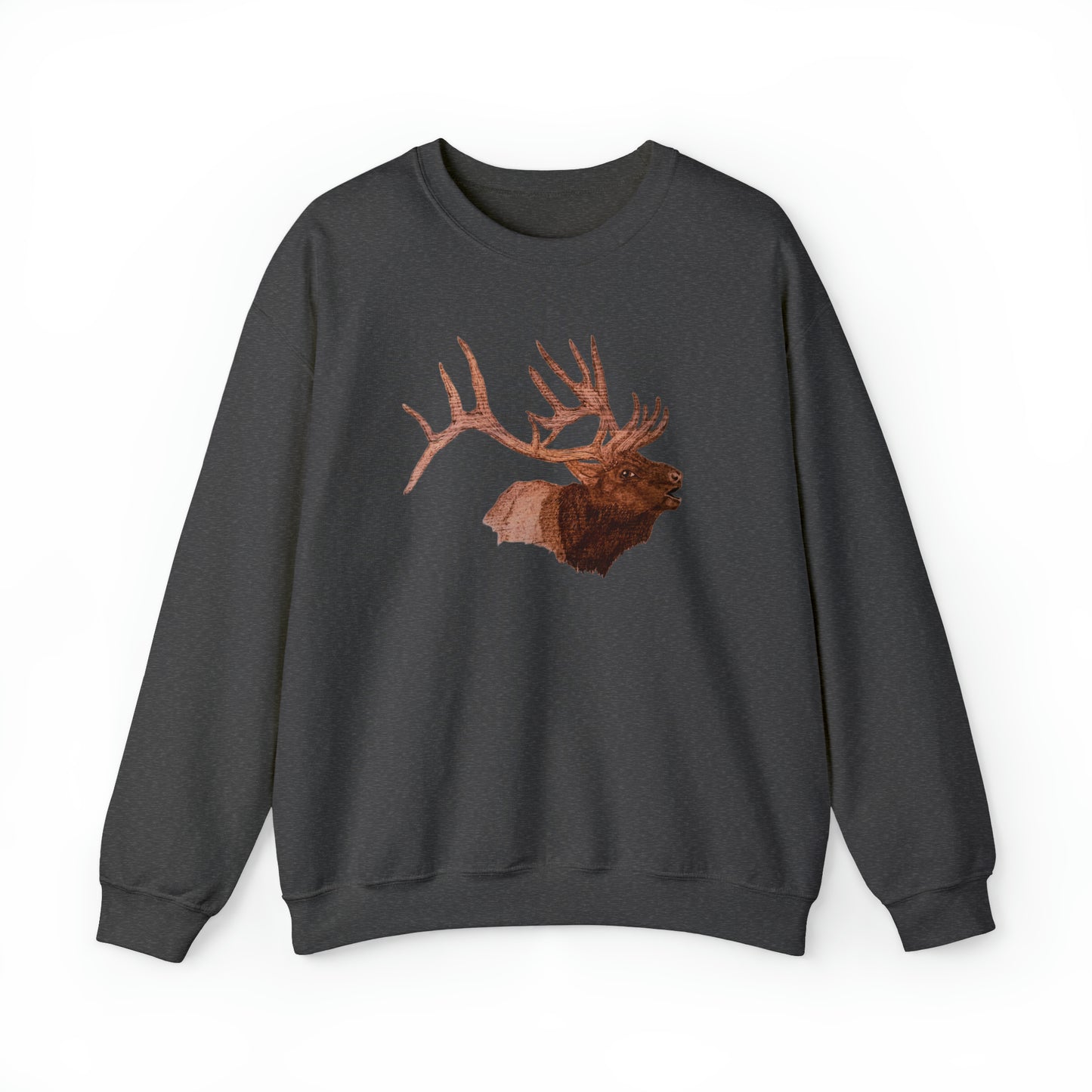 Unisex Heavy Blend™ Crewneck Sweatshirt - Bull Elk