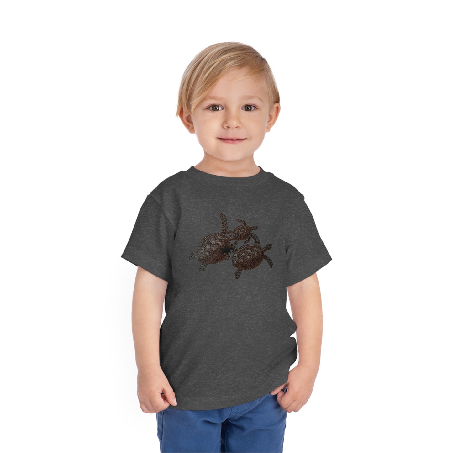 Toddler Short Sleeve Tee - Turtle Family