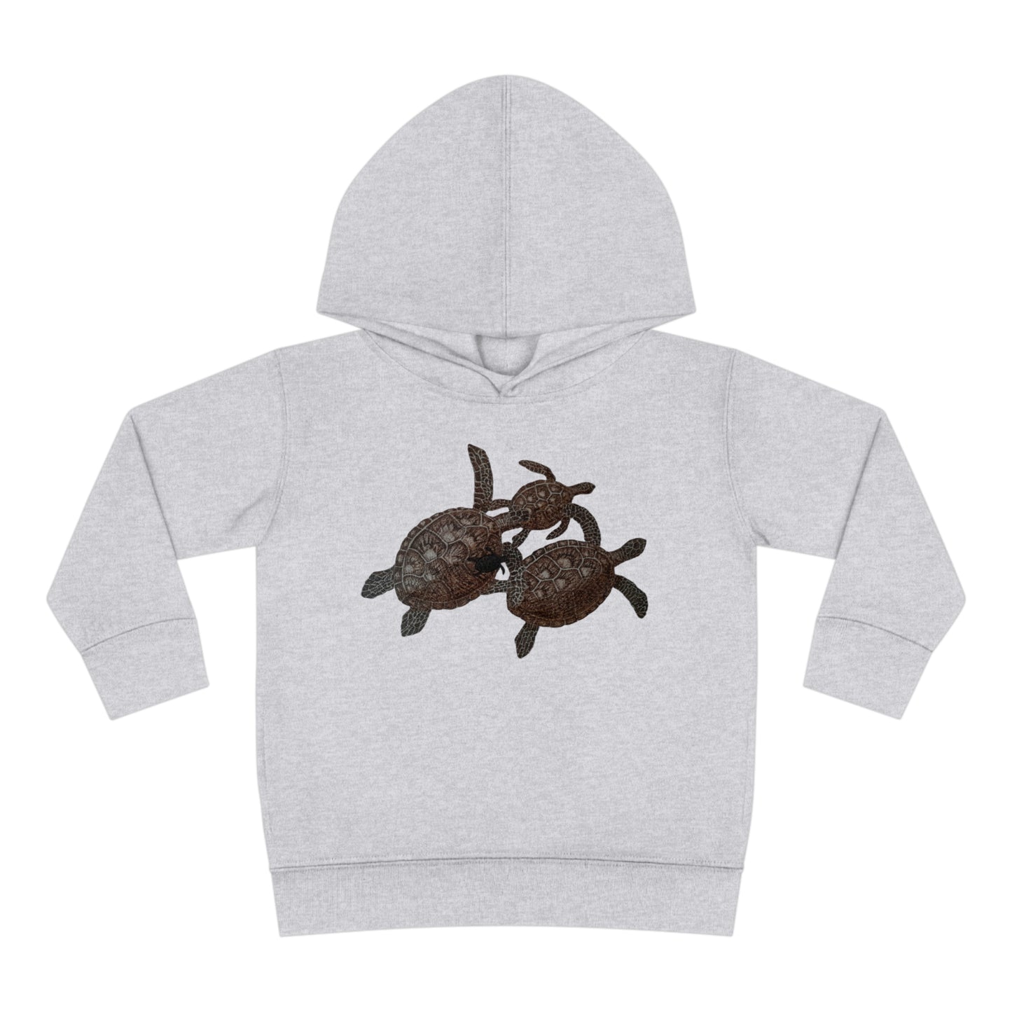 Toddler Pullover Fleece Hoodie - Turtle Family