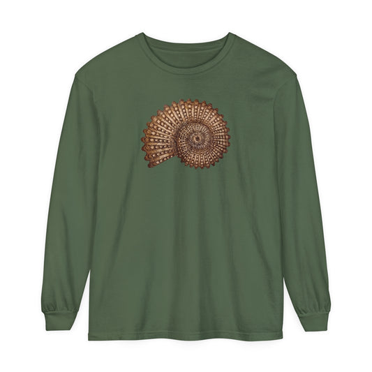 Unisex Garment-dyed Long Sleeve T-Shirt - Betelgeuse