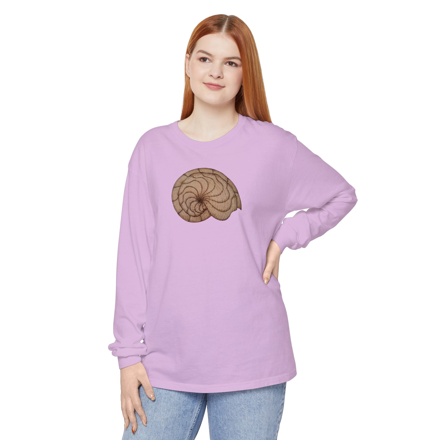 Unisex Garment-dyed Long Sleeve T-Shirt - Hamal