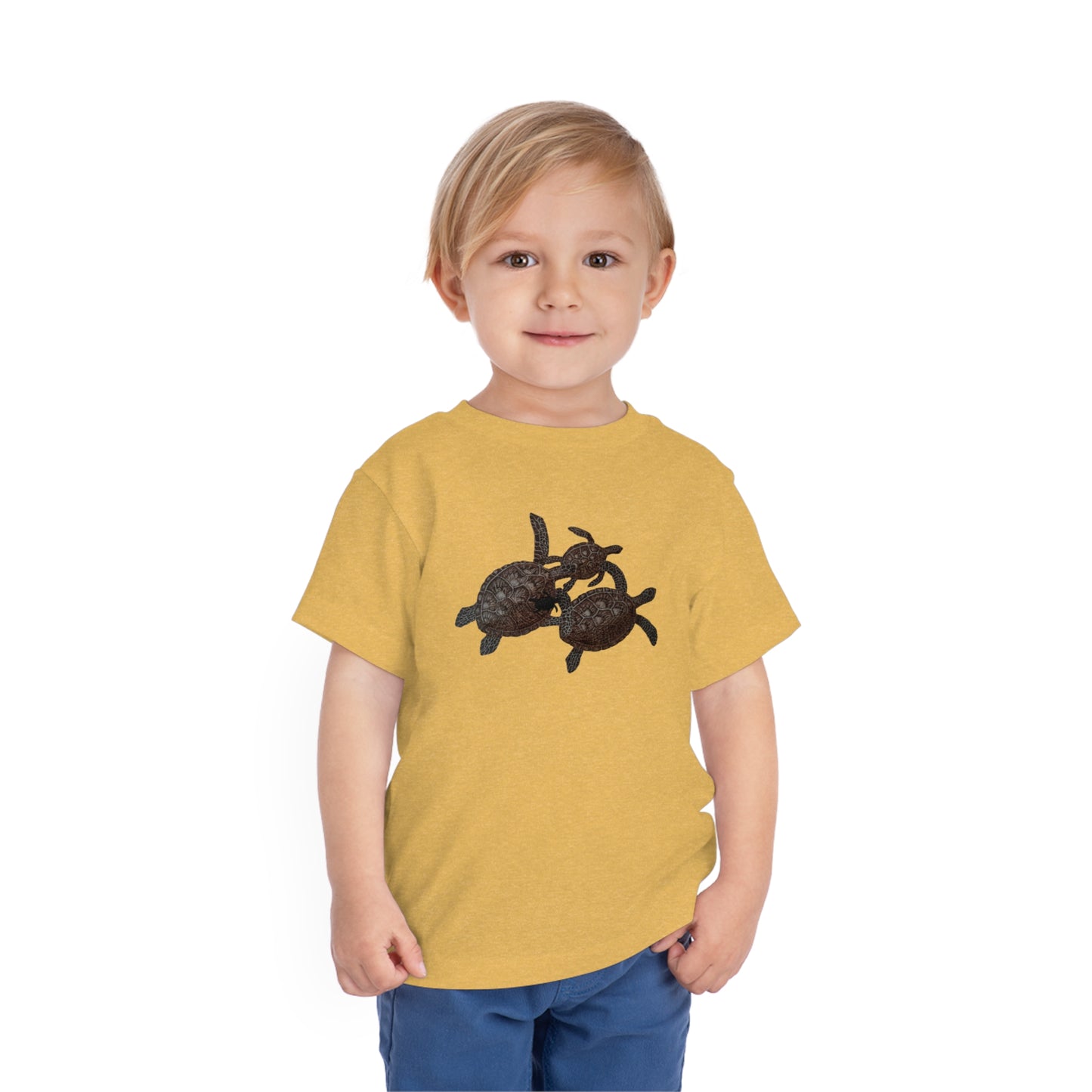 Toddler Short Sleeve Tee - Turtle Family