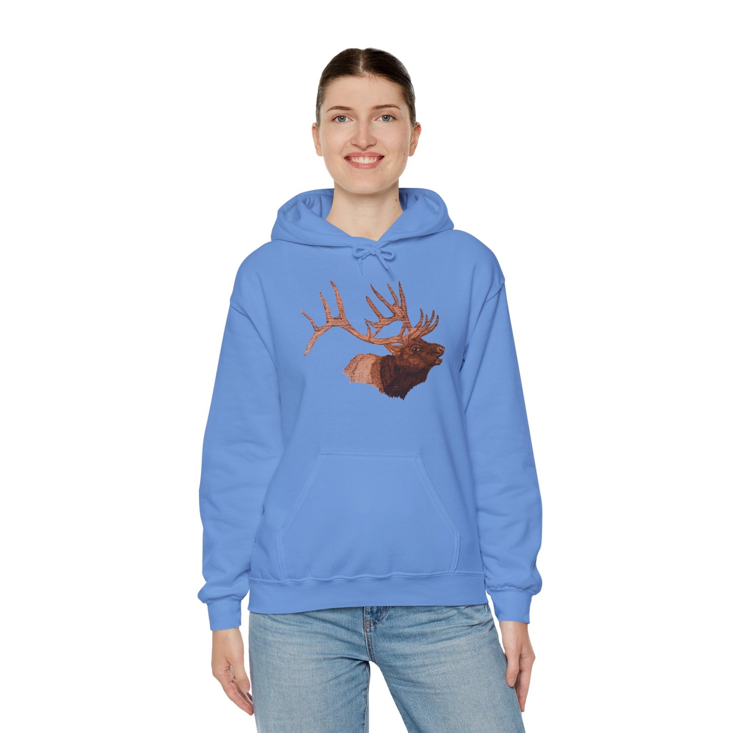 Unisex Heavy Blend™ Hooded Sweatshirt - Bull Elk