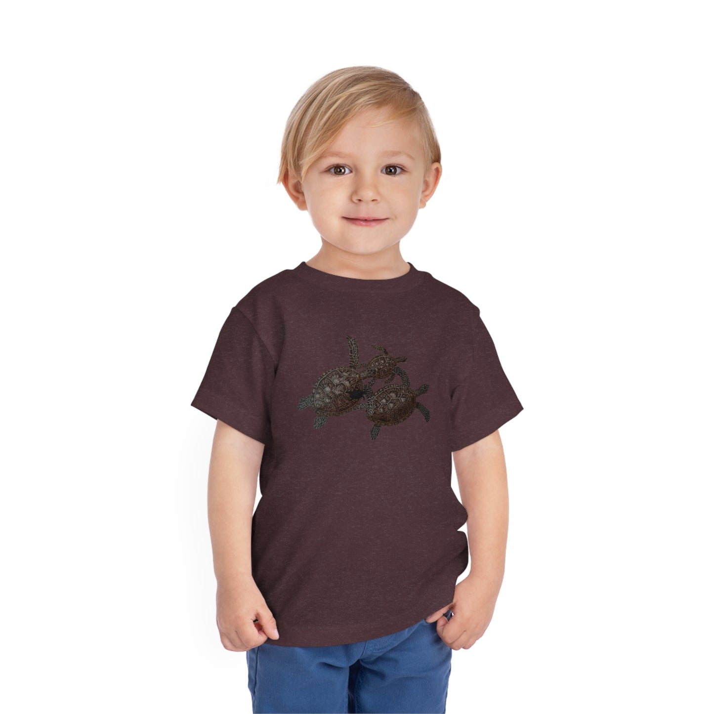 Toddler Short Sleeve Tee - Turtle Family