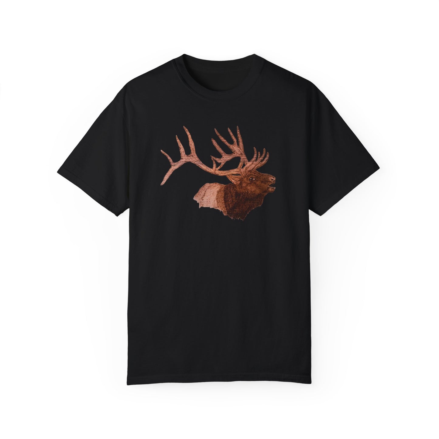 Unisex Garment-Dyed T-shirt - Bull Elk