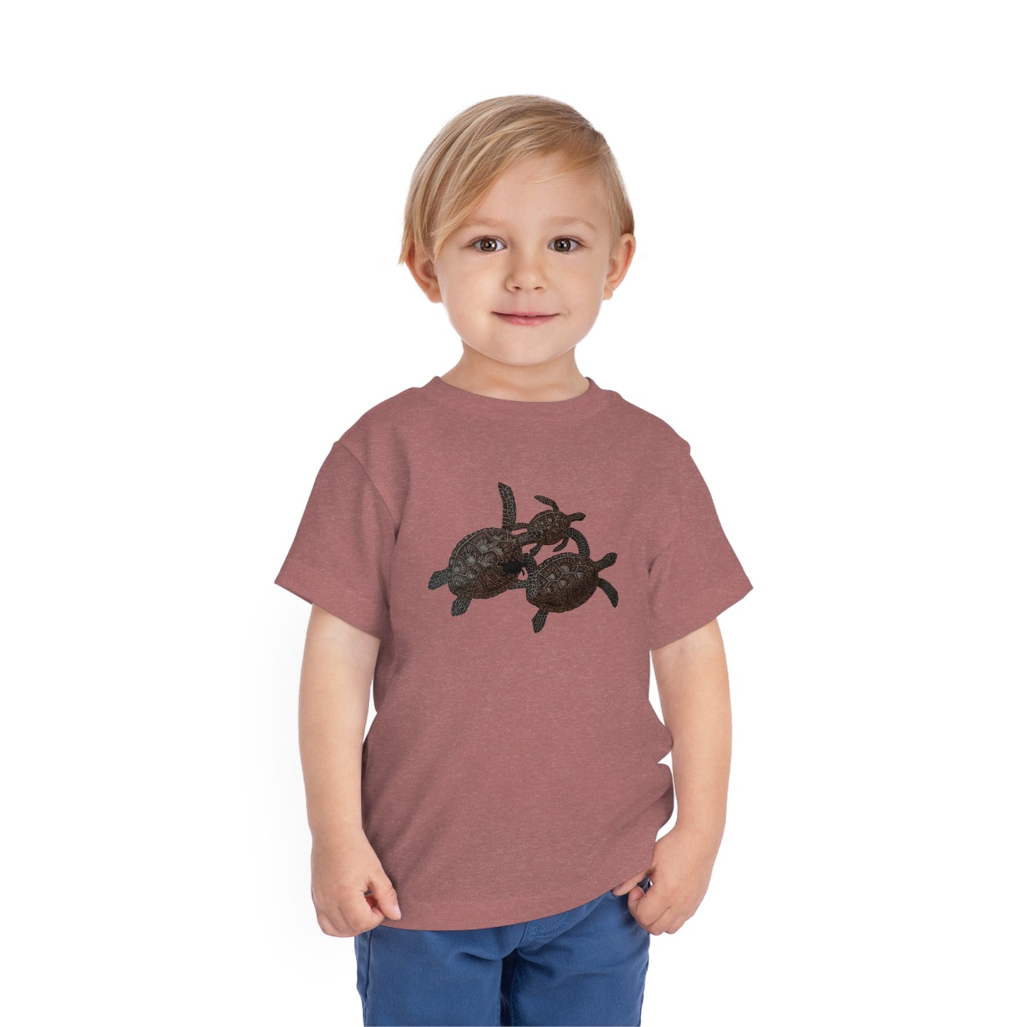 Toddler Short Sleeve Tee - Turtle Family