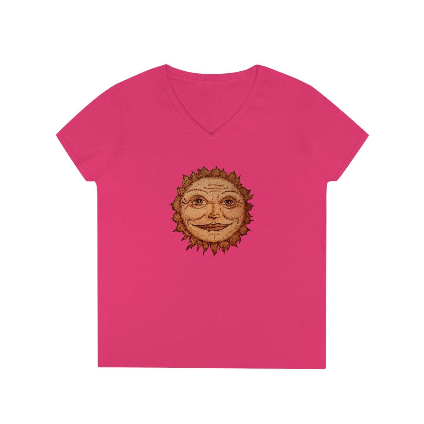 Ladies' V-Neck T-Shirt - Mama Sun