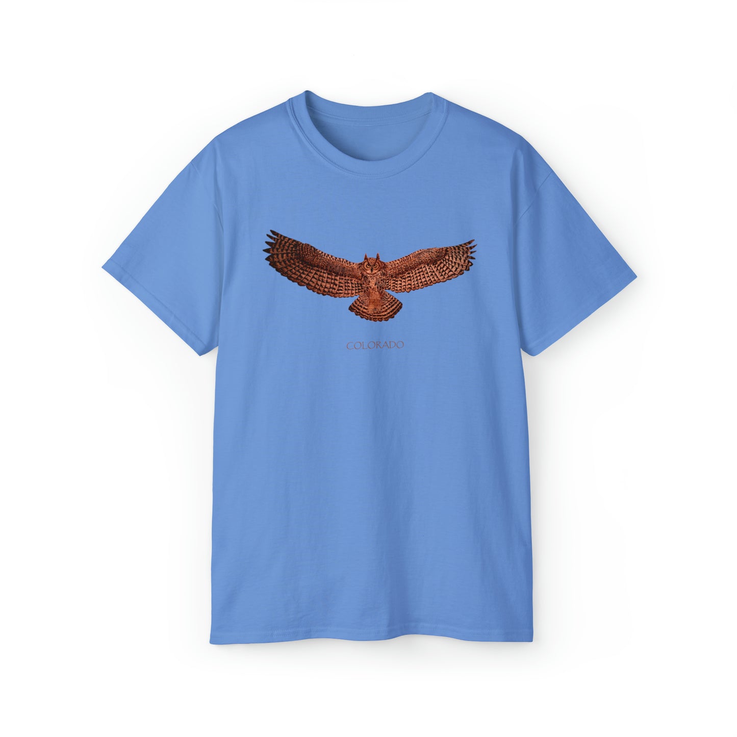 Unisex Ultra Cotton Tee - Owl w/ "COLORADO"