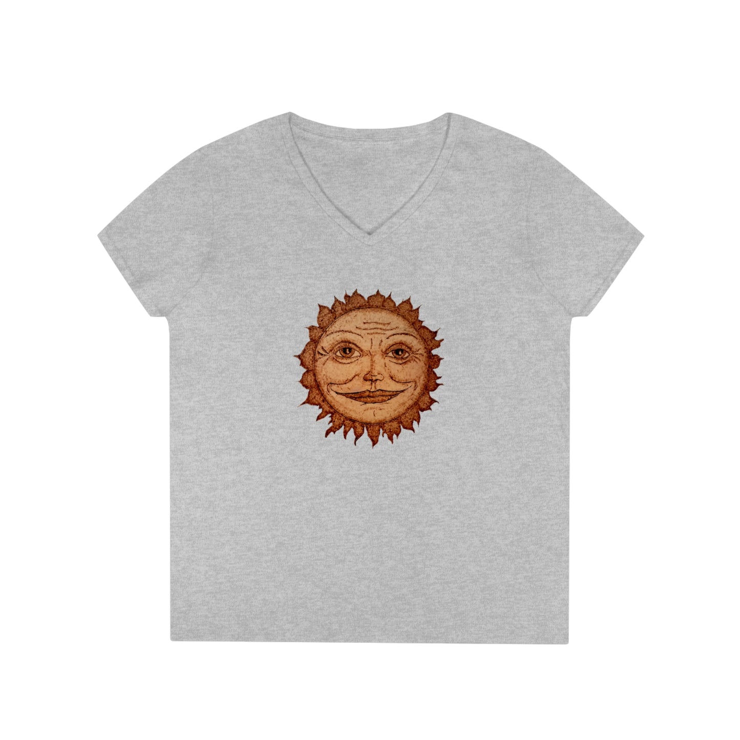 Ladies' V-Neck T-Shirt - Mama Sun