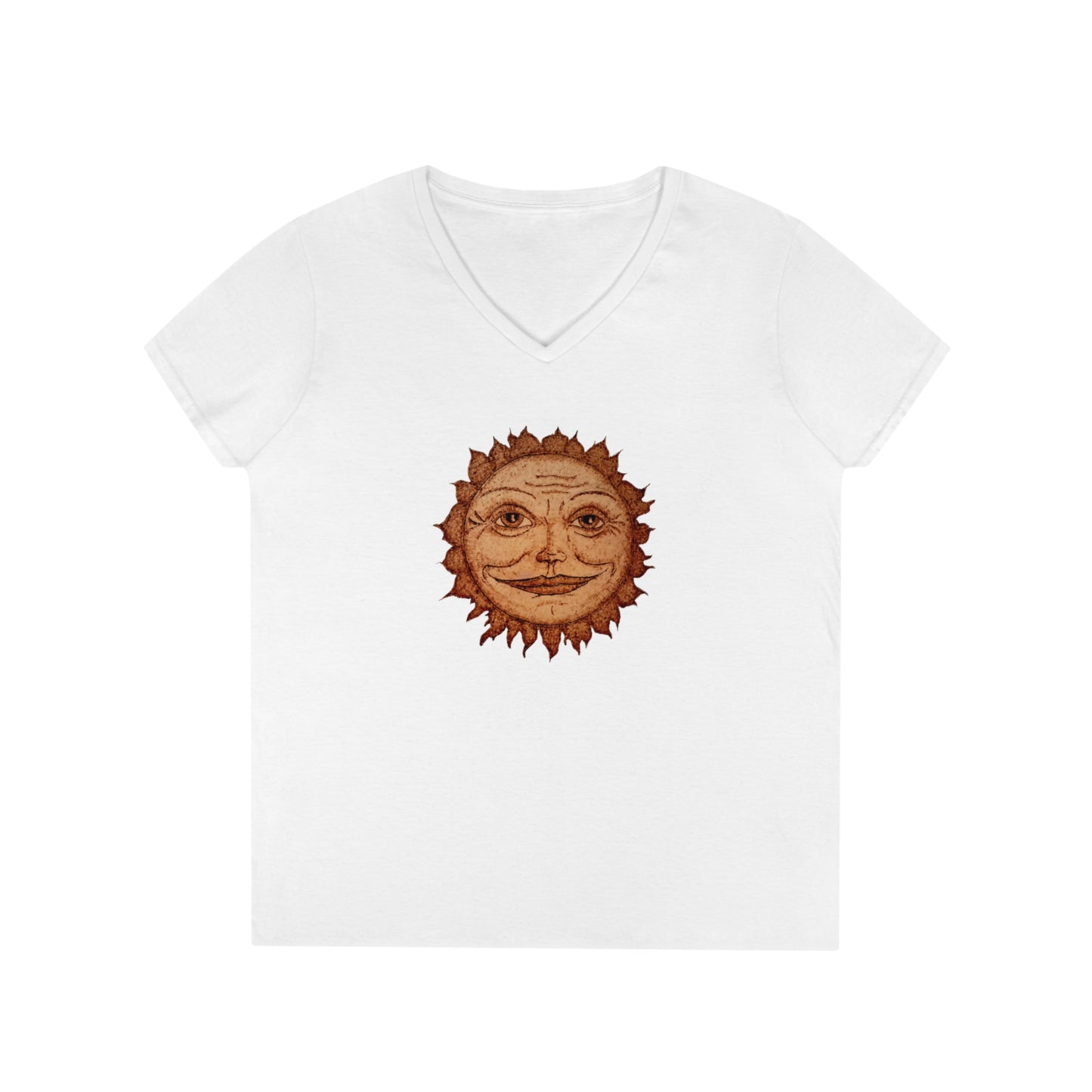 Ladies' V-Neck T-Shirt - Mama Sun