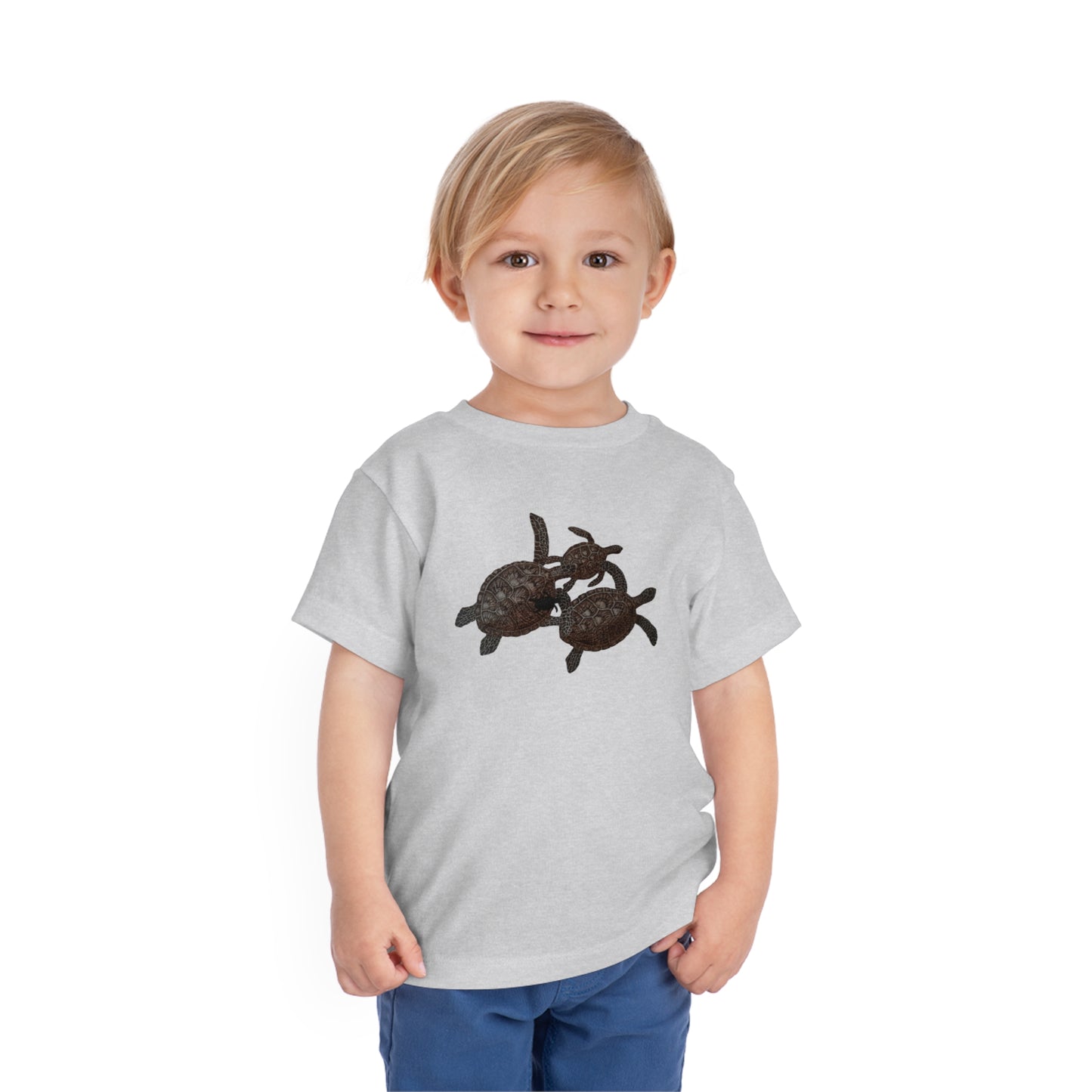 Toddler Short Sleeve Tee - Turtle Family