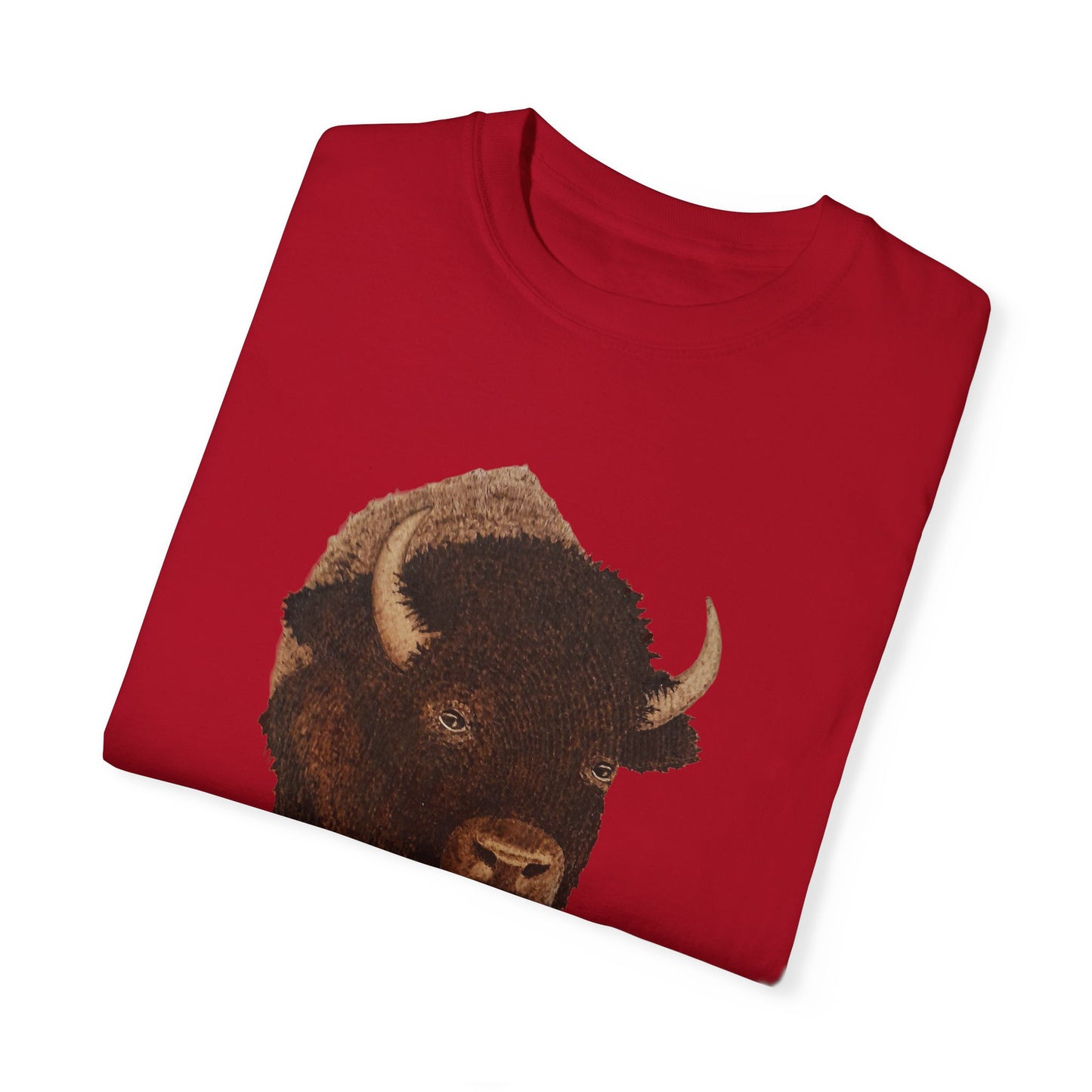 Unisex Garment-Dyed T-shirt - Bison w/ "COLORADO"