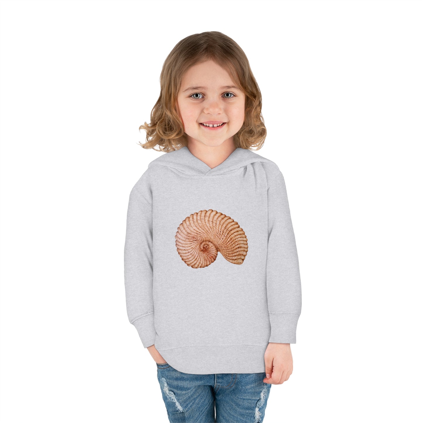 Toddler Pullover Fleece Hoodie - Heaven Shell