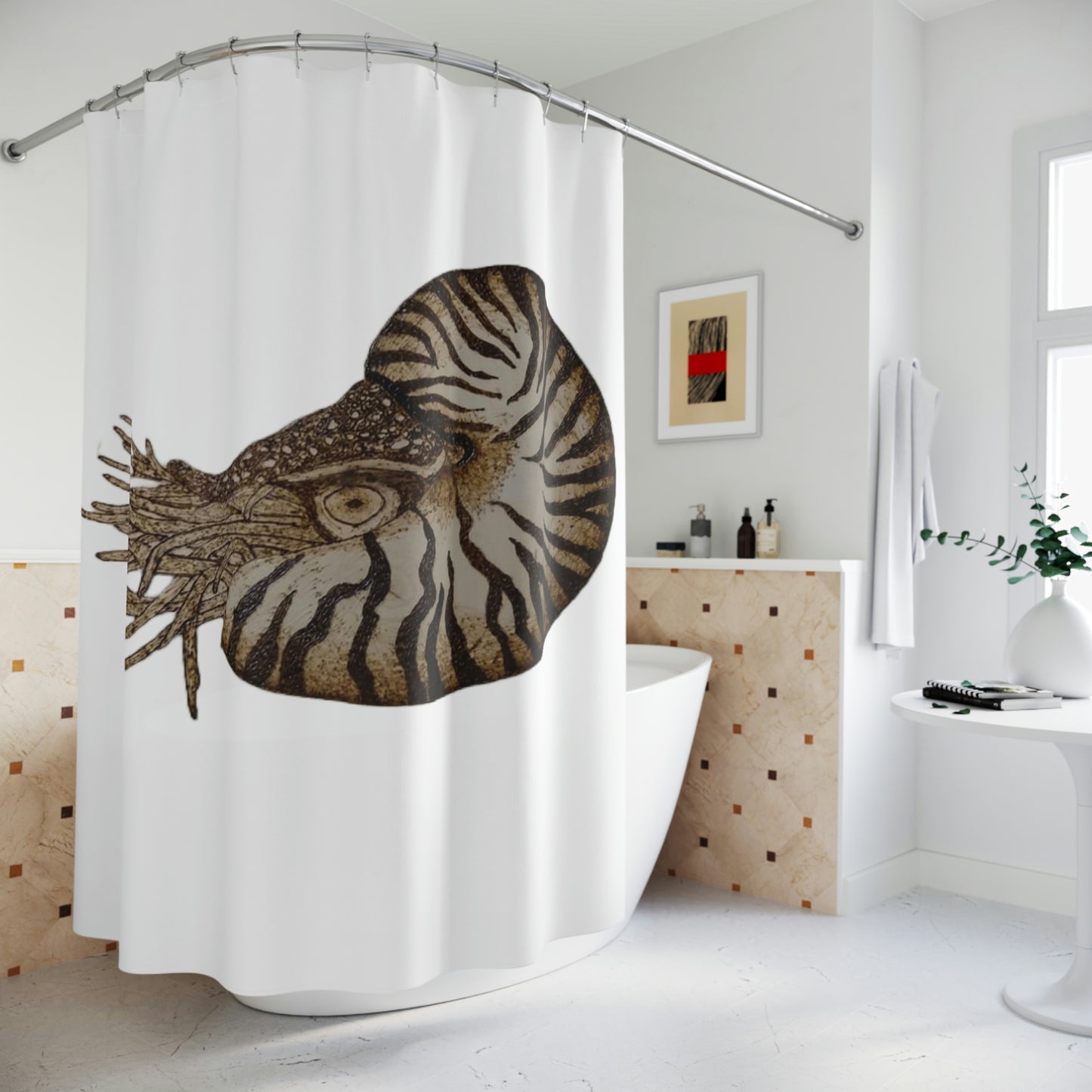 Polyester Shower Curtain - Callisto