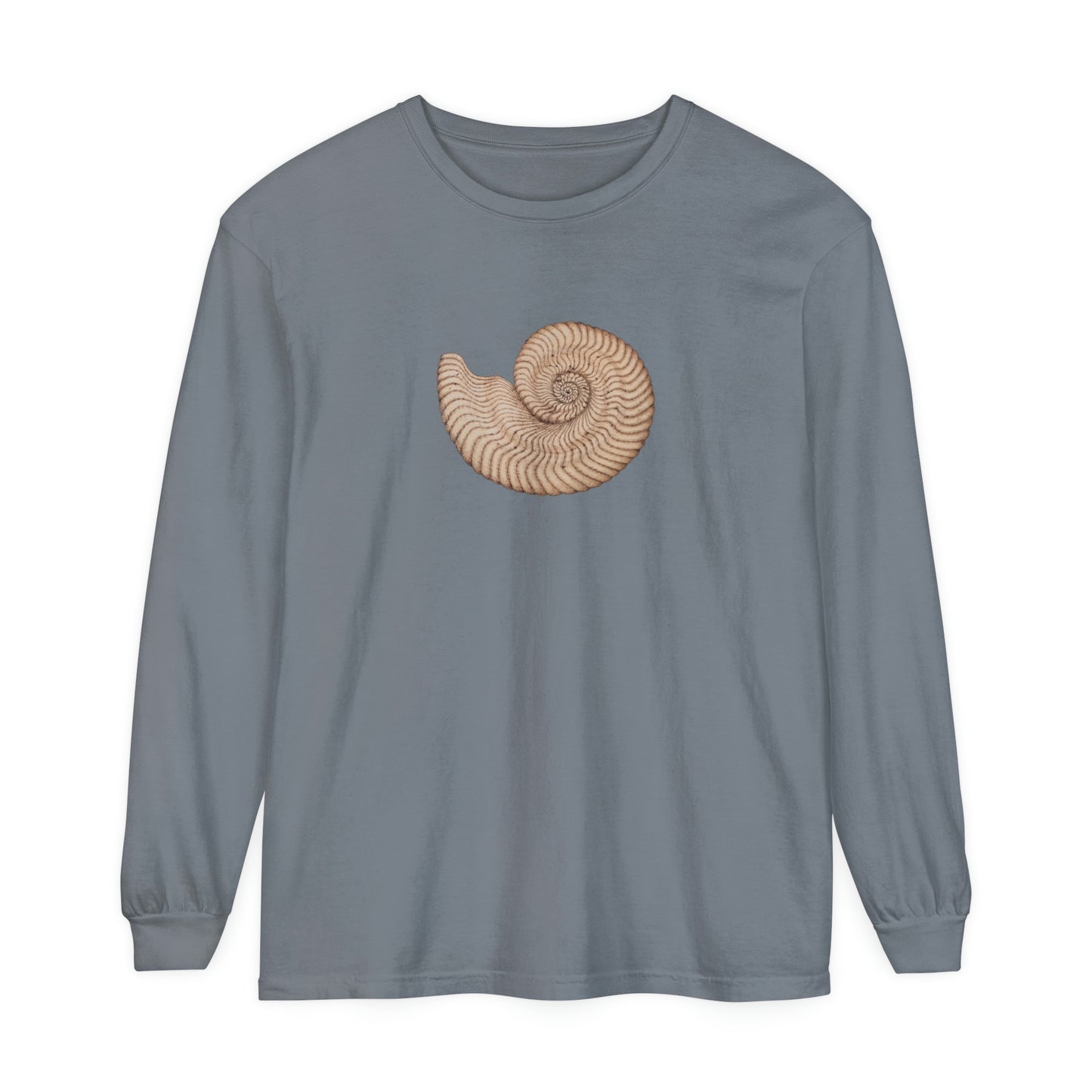 Unisex Garment-dyed Long Sleeve T-Shirt - Arcturus (light)