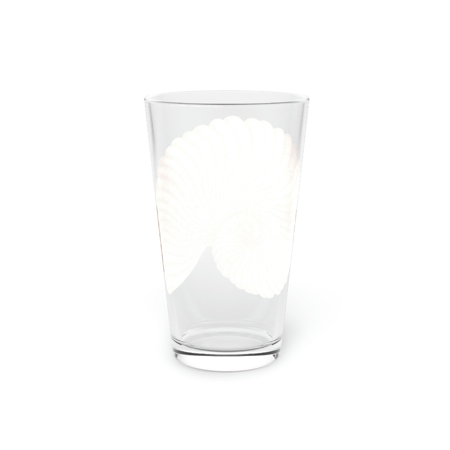 Pint Glass, 16oz - Heaven Shell