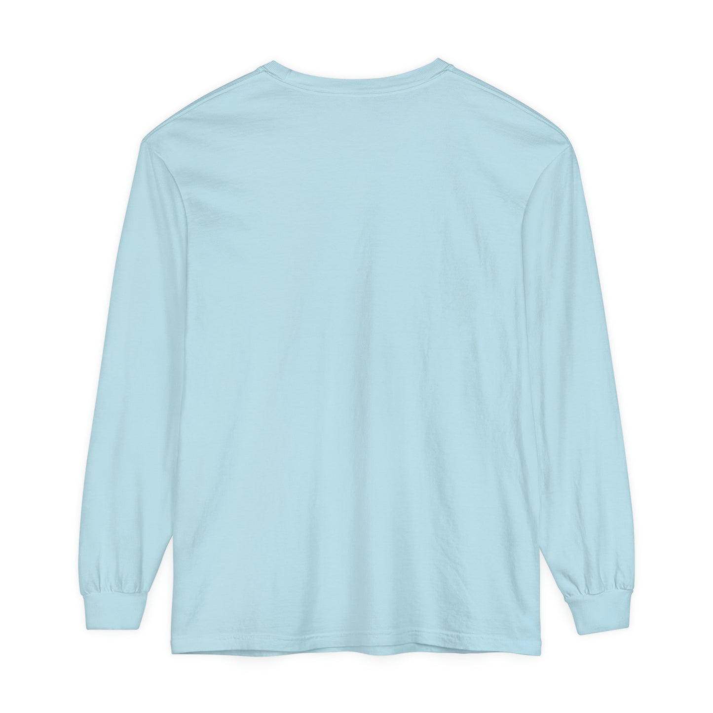 Unisex Garment-dyed Long Sleeve T-Shirt - Half Moon