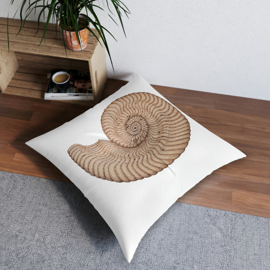 Tufted Floor Pillow, Square - Arcturus (light)