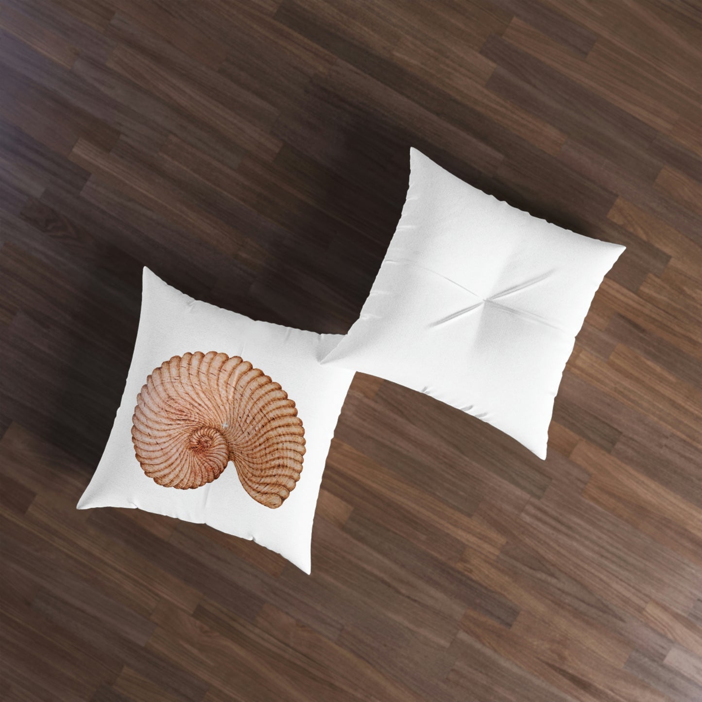 Tufted Floor Pillow, Square - Heaven Shell