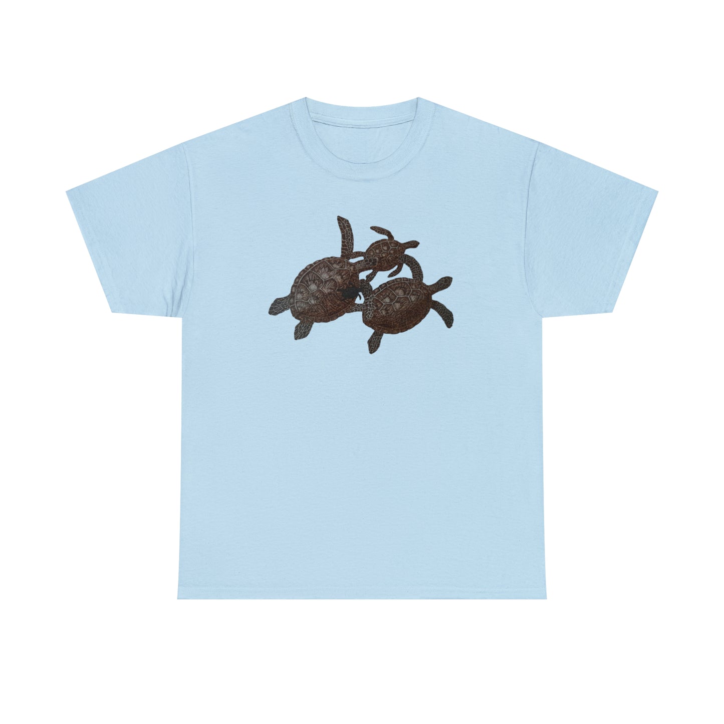 Unisex Heavy Cotton Tee - Turtle Family