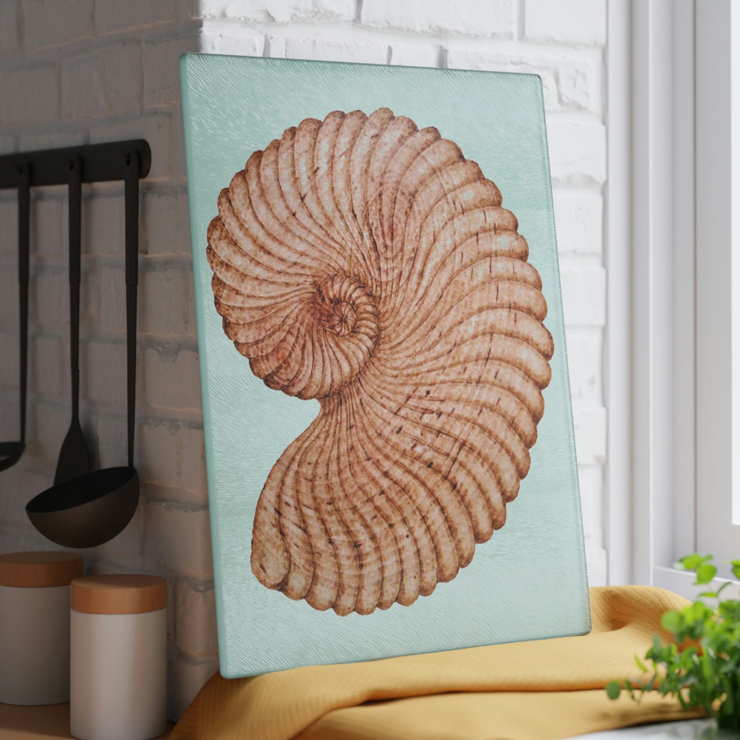 Glass Cutting Board - Heaven Shell