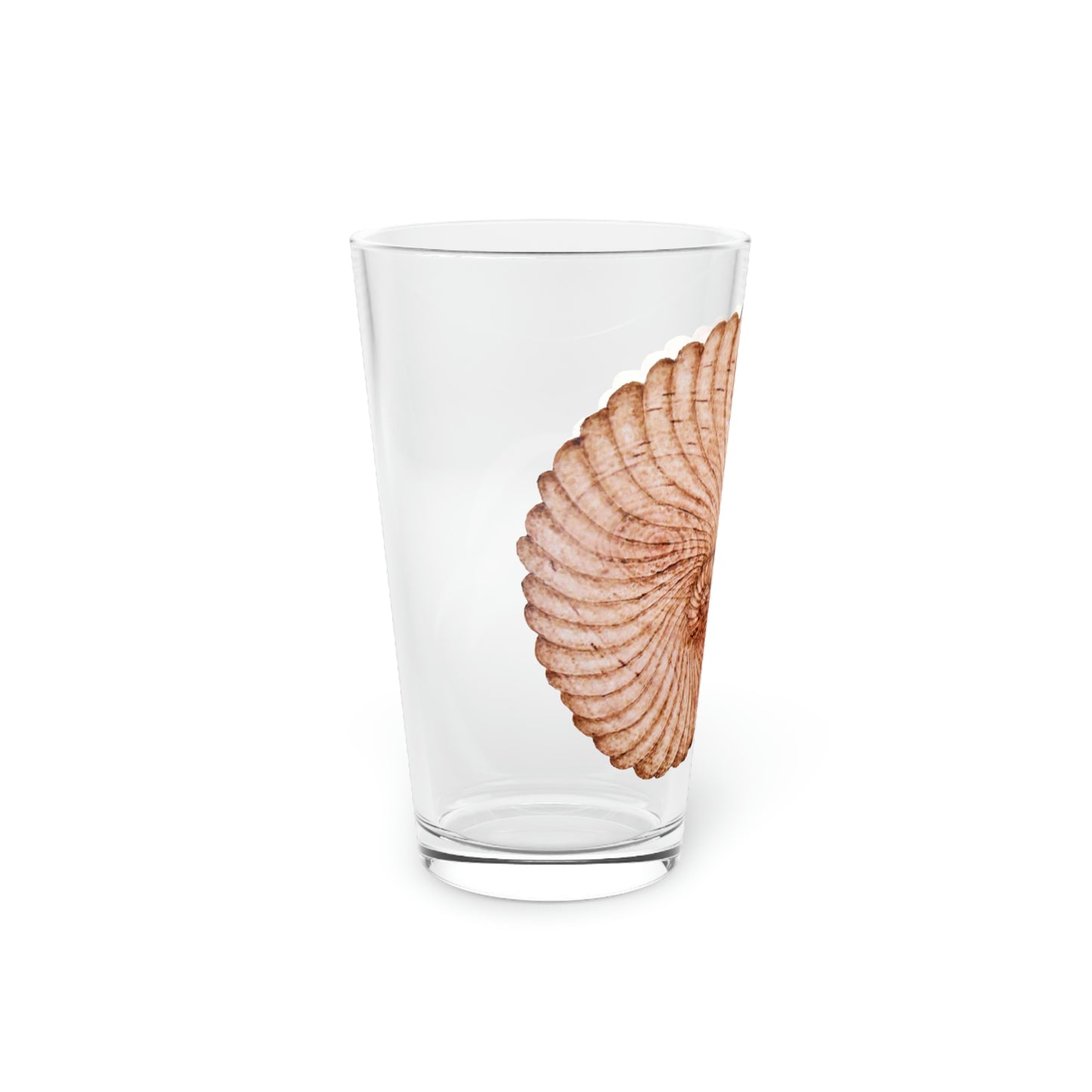 Pint Glass, 16oz - Heaven Shell