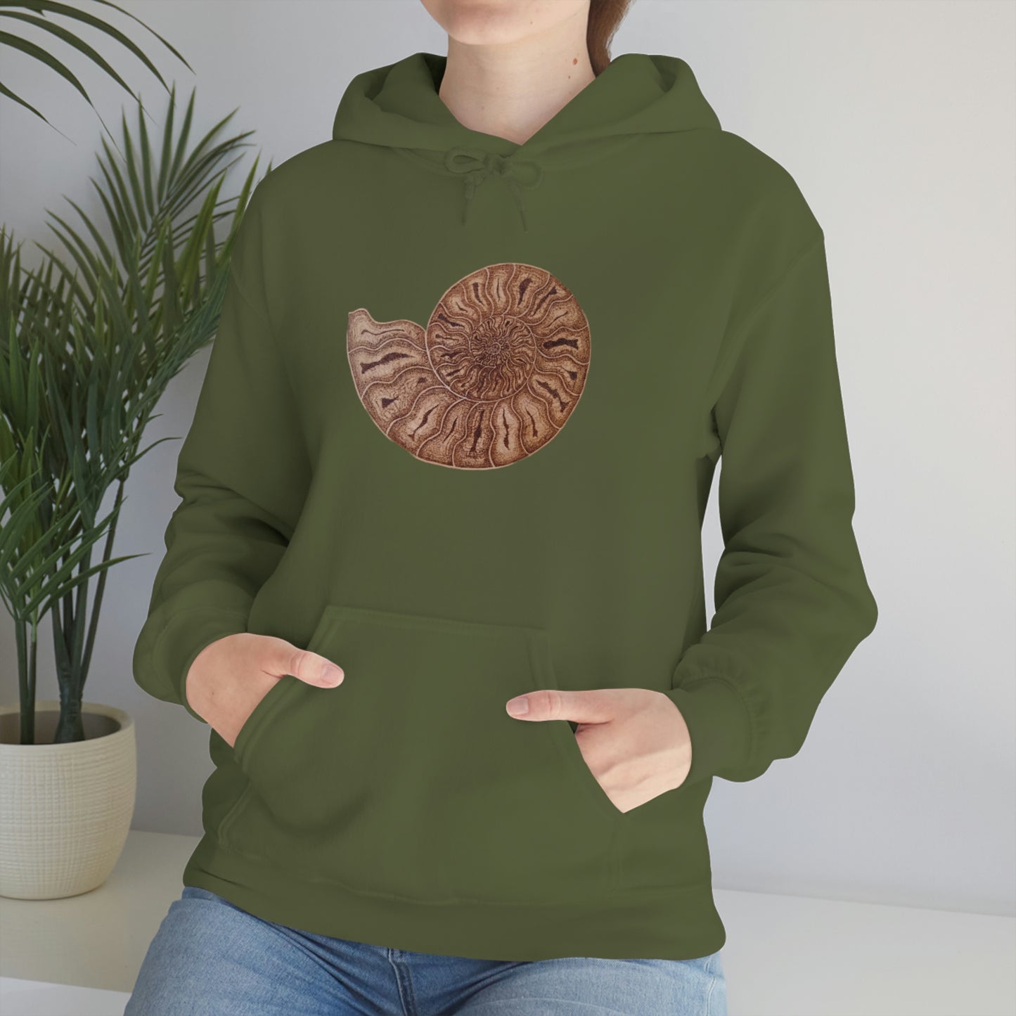 Unisex Heavy Blend™ Hooded Sweatshirt - Half Moon