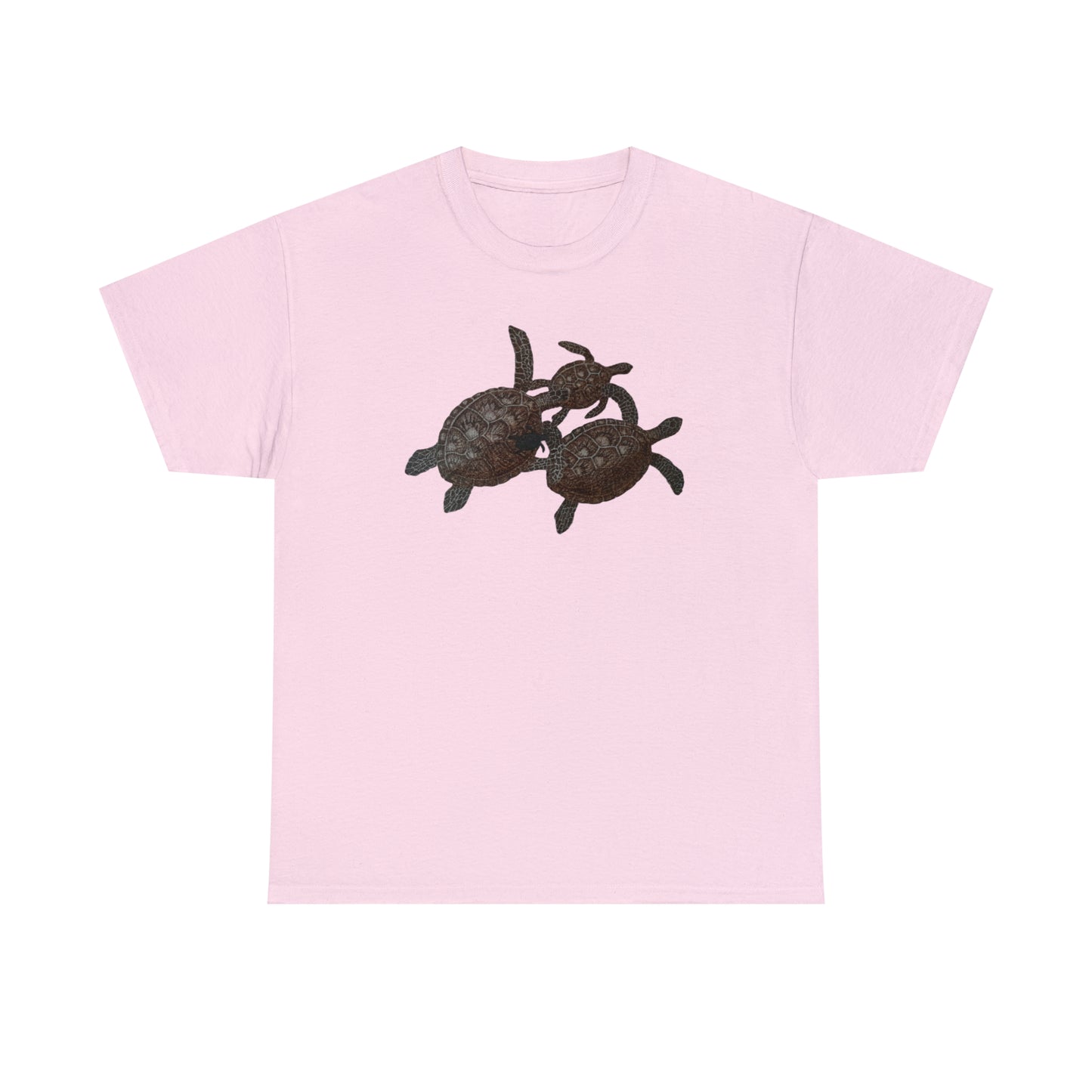 Unisex Heavy Cotton Tee - Turtle Family