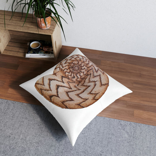 Tufted Floor Pillow, Square - Pollux