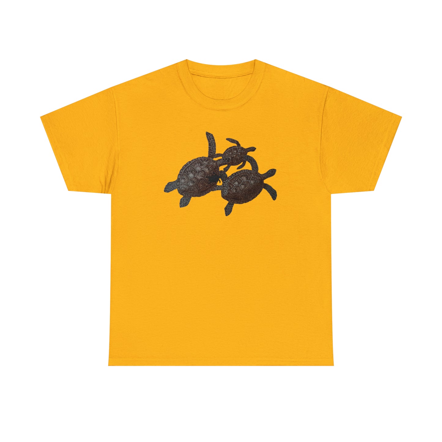 Unisex Heavy Cotton Tee - Turtle Family