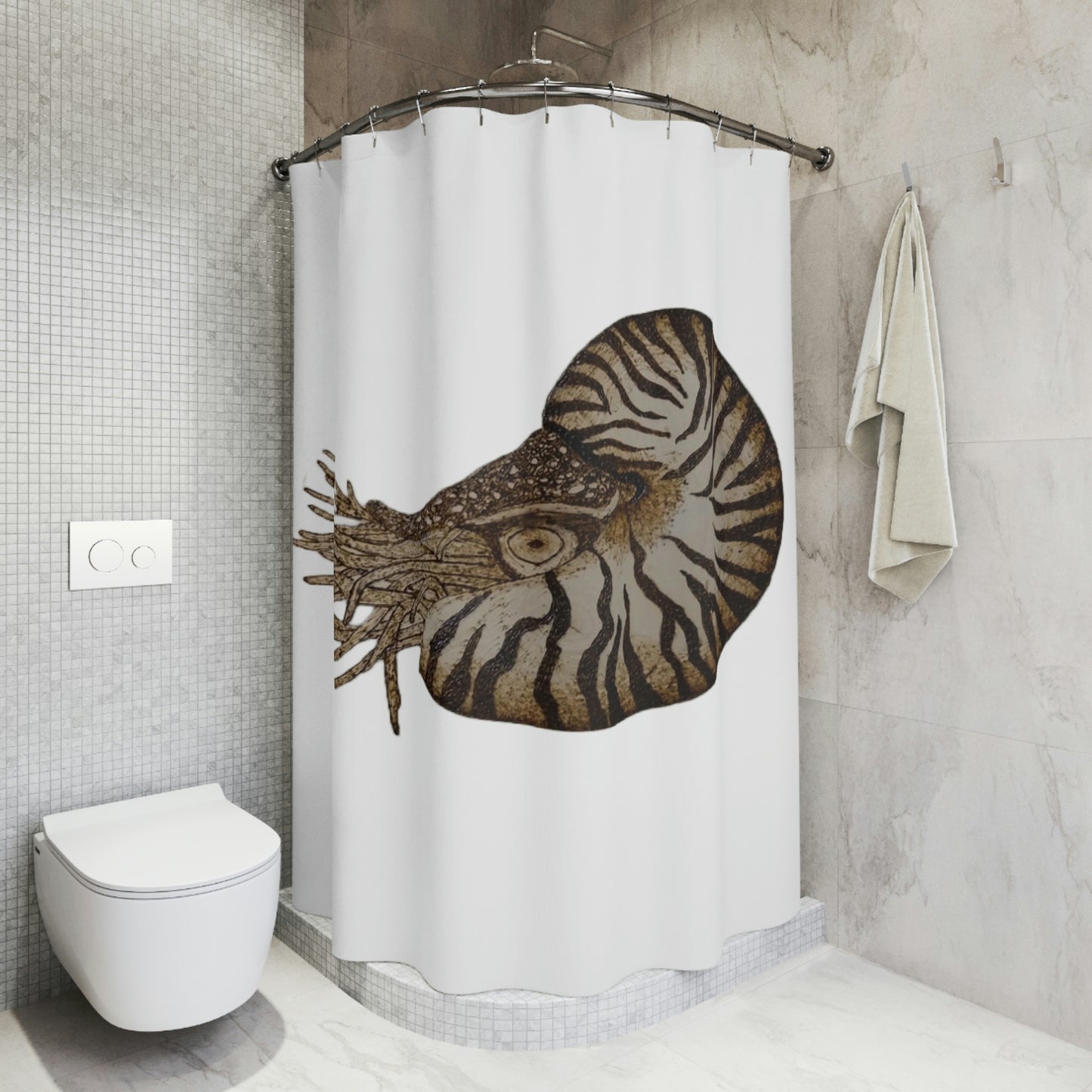 Polyester Shower Curtain - Callisto