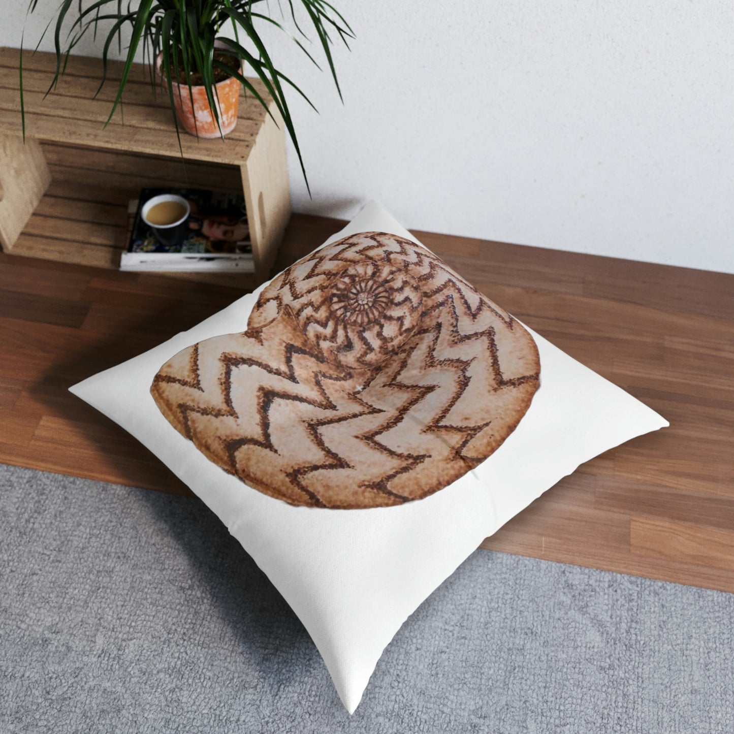 Tufted Floor Pillow, Square - Pollux